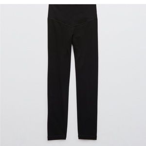 Aerie 3/4 cropped hi rise black leggings